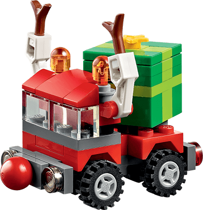 LEGO truck with presents